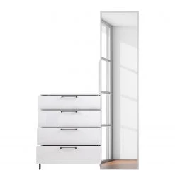 Loftscape Kompaktgarderobe Ozora - Hochglanz Weiß / Matt Weiß -Wohnzimmermöbel boutique en ligne 1000356710 220603 033 DETAILS P000000001000356710