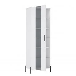 Loftscape Standvitrine Ozora - Hochglanz Weiß / Matt Weiß -Wohnzimmermöbel boutique en ligne 1000356714 220603 032 DETAILS P000000001000356714