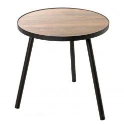 Red Living Beistelltisch Glurns I - Eiche Dekor / Schwarz