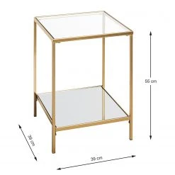 Loftscape Beistelltisch Pag III - Glas / Metall - Gold -Wohnzimmermöbel boutique en ligne 1000356858 220609 500 SKETCH DETAILS P000000001000356858 sketch