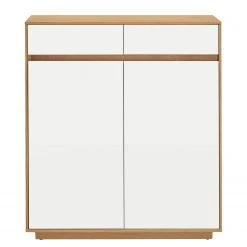 Voss Schuhkommode V100 II - Eiche teilmassiv - Weiß -Wohnzimmermöbel boutique en ligne 1000357390 220614 040 DETAILS P000000001000357390