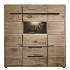Loftscape Highboard Tallard - Inkl. Beleuchtung - Balkeneiche Dekor / Graphit