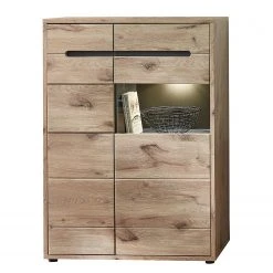 Loftscape Kommode Tallard - Inkl. Beleuchtung - Balkeneiche Dekor / Graphit