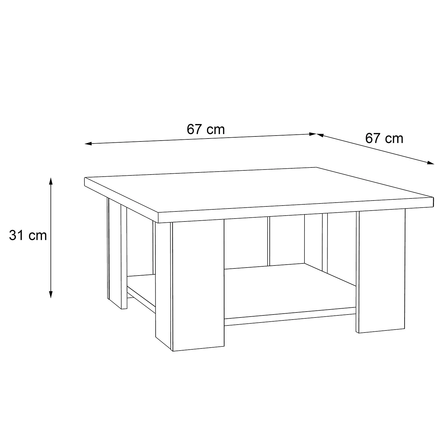 Loftscape Couchtisch Potom II - Beton Dekor 5 Loftscape Couchtisch Potom II - Beton Dekor – Bild 5