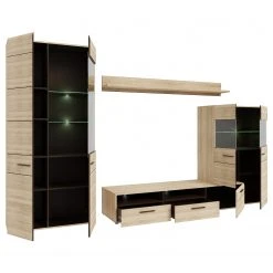 Loftscape Wohnwand Taradale (4-teilig) - Inkl. Beleuchtung - Eiche Sonoma Dekor 13 Loftscape Wohnwand Taradale (4-teilig) - Inkl. Beleuchtung - Eiche Sonoma Dekor -Wohnzimmermöbel boutique en ligne 1000357998 220616 040 DETAILS P000000001000357998