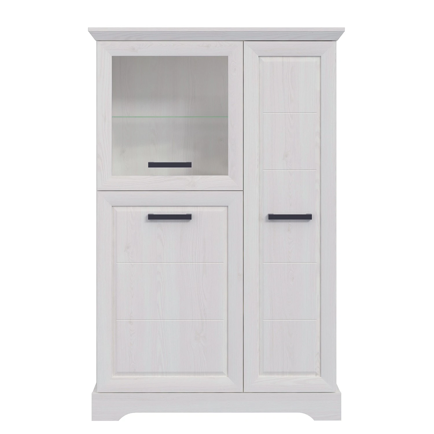 Ridgevalley Highboard New Dessa I - Kiefer Weiß Dekor 4 Ridgevalley Highboard New Dessa I - Kiefer Weiß Dekor – Bild 4