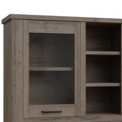 Loftscape Vitrinenchrank Temuco - Eiche Dunkel Dekor 8 Loftscape Vitrinenchrank Temuco - Eiche Dunkel Dekor -Wohnzimmermöbel boutique en ligne 1000358006 220616 050 DETAILS P000000001000358006