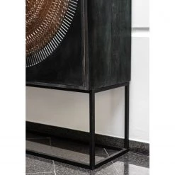 Red Living Highboard Curbar - Mango massiv / Metall - Schwarz 14 Red Living Highboard Curbar - Mango massiv / Metall - Schwarz -Wohnzimmermöbel boutique en ligne 1000359917 220621 022 MOOD DETAILS P000000001000359917 mood