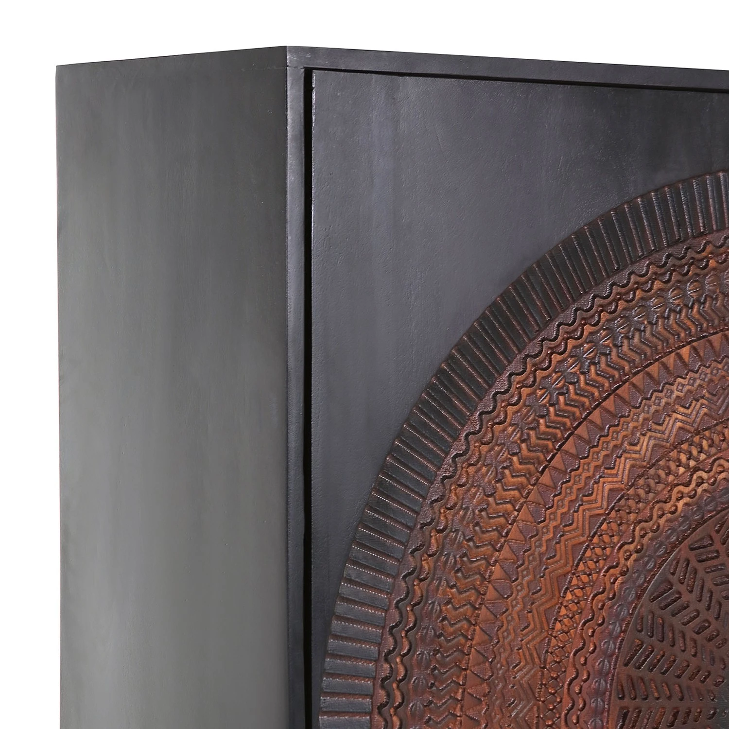 Red Living Highboard Curbar - Mango massiv / Metall - Schwarz 6 Red Living Highboard Curbar - Mango massiv / Metall - Schwarz – Bild 6