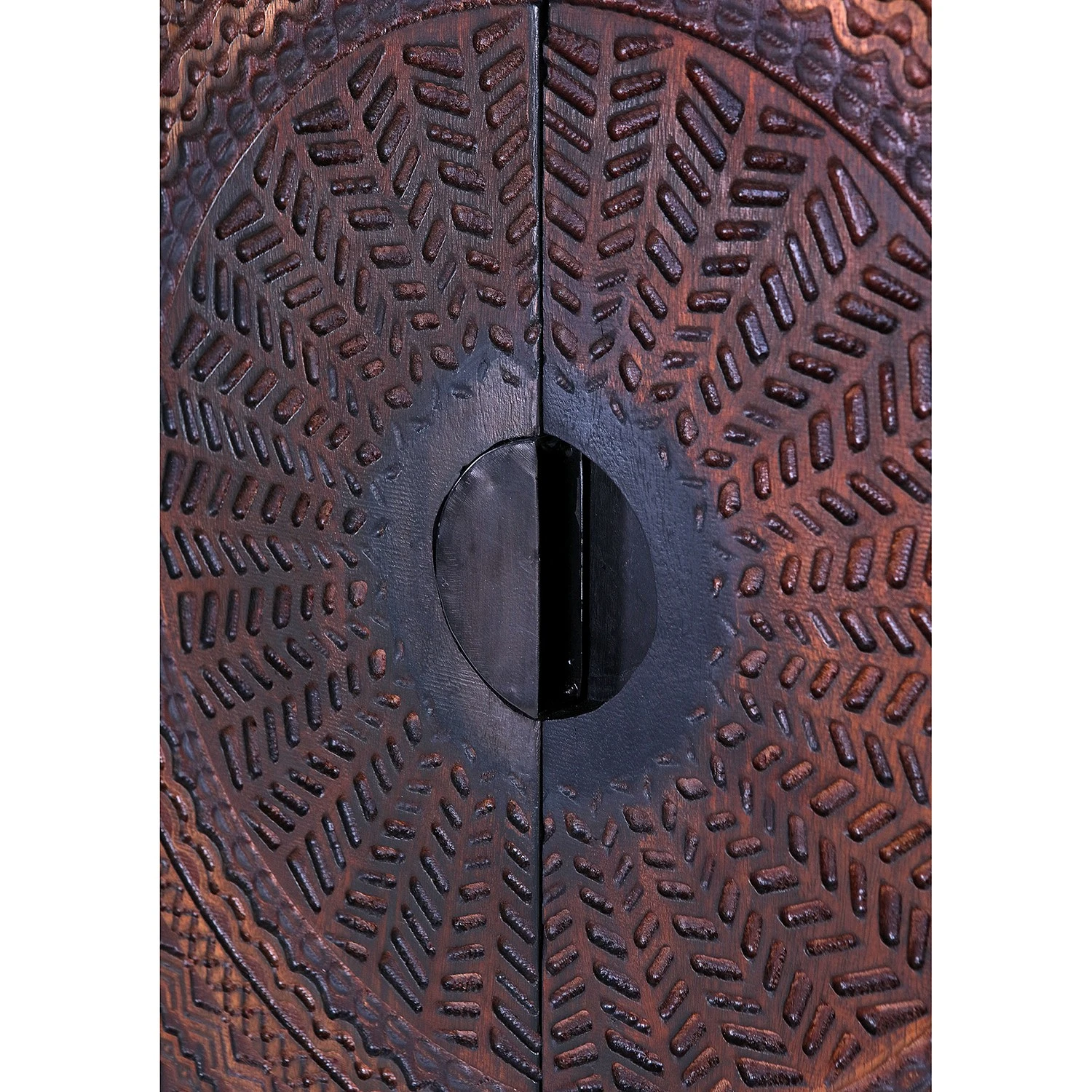 Red Living Highboard Curbar - Mango massiv / Metall - Schwarz 10 Red Living Highboard Curbar - Mango massiv / Metall - Schwarz – Bild 10