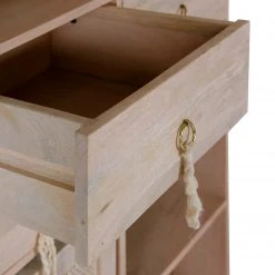 Ridgevalley Schrank Lumby - Mango massiv - Mango Hell / Grau -Wohnzimmermöbel boutique en ligne 1000359918 220621 040 DETAILS P000000001000359918