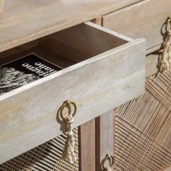 Ridgevalley Sideboard Lumby I - Mango massiv - Mango Hell / Grau 12 Ridgevalley Sideboard Lumby I - Mango massiv - Mango Hell / Grau -Wohnzimmermöbel boutique en ligne 1000359920 220621 030 DETAILS P000000001000359920