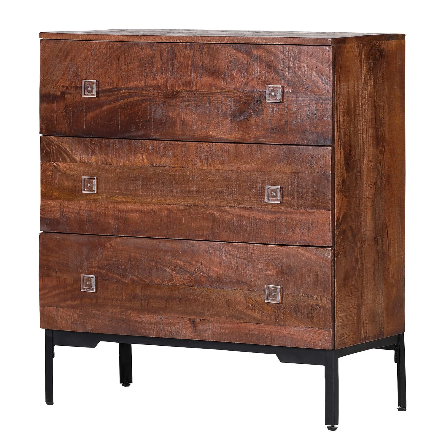 Red Living Kommode Telados - Mango massiv / Metall - Mango Dunkel / Schwarz 1 Red Living Kommode Telados - Mango massiv / Metall - Mango Dunkel / Schwarz