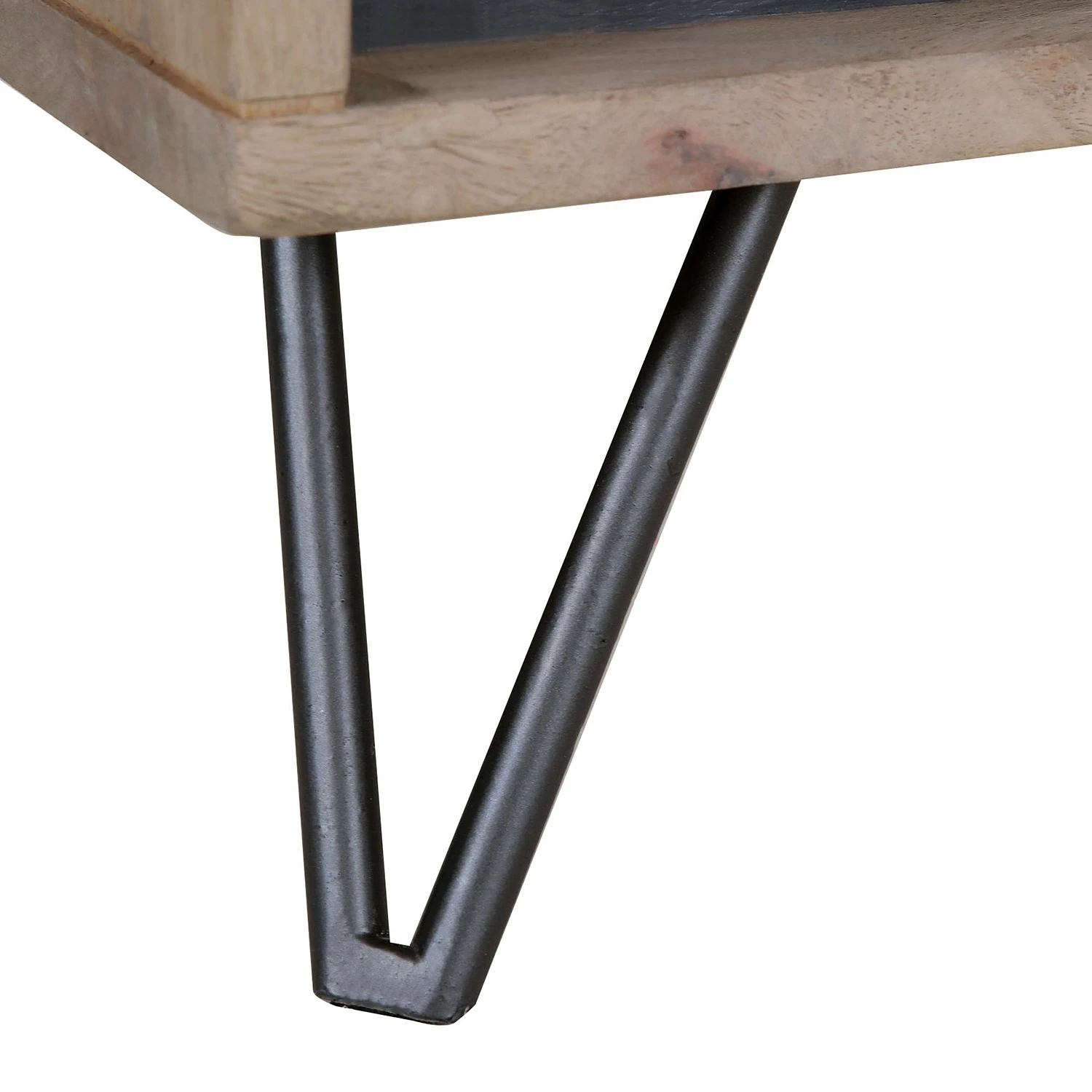 Ridgevalley Sideboard Lumby II - Mango massiv - Mango Hell / Grau 8 Ridgevalley Sideboard Lumby II - Mango massiv - Mango Hell / Grau – Bild 8