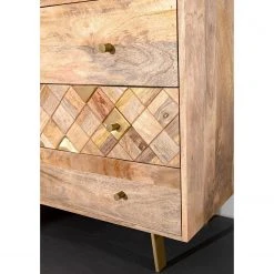 Naturoo Kommode Yearby - Mango massiv - Mango / Gold 7 Naturoo Kommode Yearby - Mango massiv - Mango / Gold -Wohnzimmermöbel boutique en ligne 1000359925 220713 030 DETAILS P000000001000359925