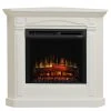 Ridgevalley Elektro-Eckkamin Stockholm - Brilliantweiß