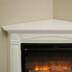 Ridgevalley Elektro-Eckkamin Stockholm - Brilliantweiß -Wohnzimmermöbel boutique en ligne 1000361811 220629 037 DETAILS P000000001000361811