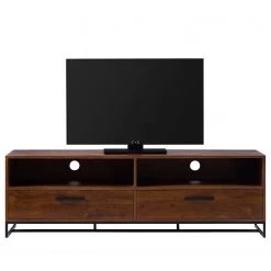 Ars manufacti TV-Lowboard Woodson V - Akazie massiv / Metall - Akazie Braun -Wohnzimmermöbel boutique en ligne 1000361861 220624 030 DETAILS P000000001000361861