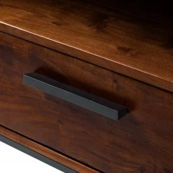 Ars manufacti TV-Lowboard Woodson V - Akazie massiv / Metall - Akazie Braun -Wohnzimmermöbel boutique en ligne 1000361861 220624 036 DETAILS P000000001000361861