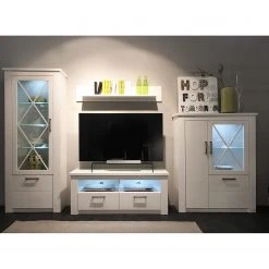 Trendteam Wohnwand Georgia (4-teilig) - Pinie Weiß Dekor -Wohnzimmermöbel boutique en ligne 1000362857 220623 022 MOOD DETAILS P000000001000362857 mood