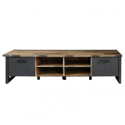 Trendteam Wohnwand Prime II (3-teilig) - Beton Dekor / Altholz Dekor -Wohnzimmermöbel boutique en ligne 1000362860 220623 040 DETAILS P000000001000362860