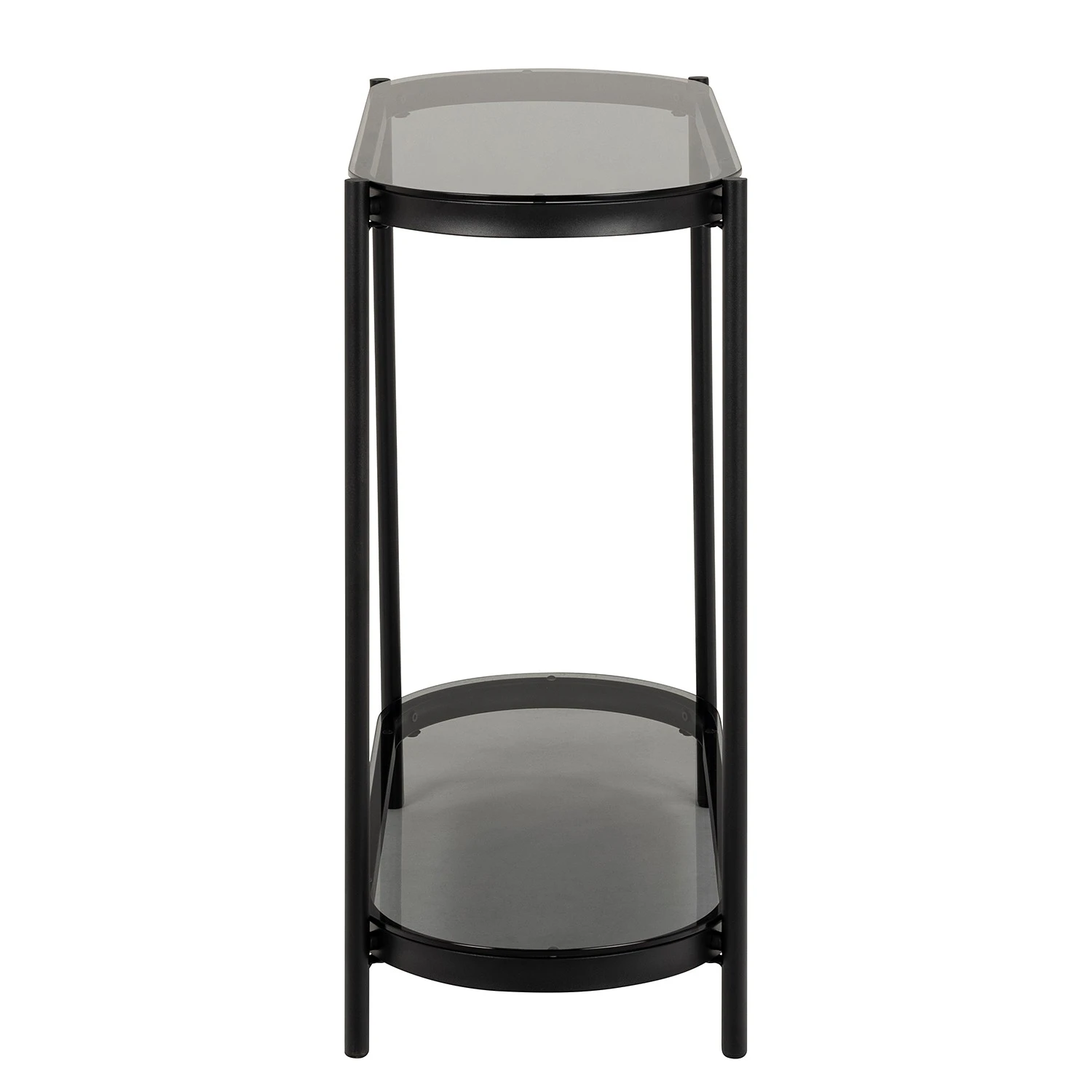 Loftscape Konsolentisch Totowa - Glas / Eisen - Rauchglas / Schwarz 5 Loftscape Konsolentisch Totowa - Glas / Eisen - Rauchglas / Schwarz – Bild 5