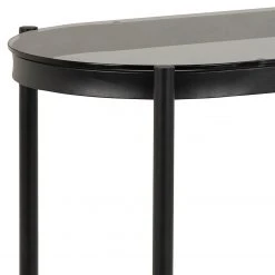 Loftscape Konsolentisch Totowa - Glas / Eisen - Rauchglas / Schwarz 14 Loftscape Konsolentisch Totowa - Glas / Eisen - Rauchglas / Schwarz -Wohnzimmermöbel boutique en ligne 1000362970 220819 032 DETAILS P000000001000362970