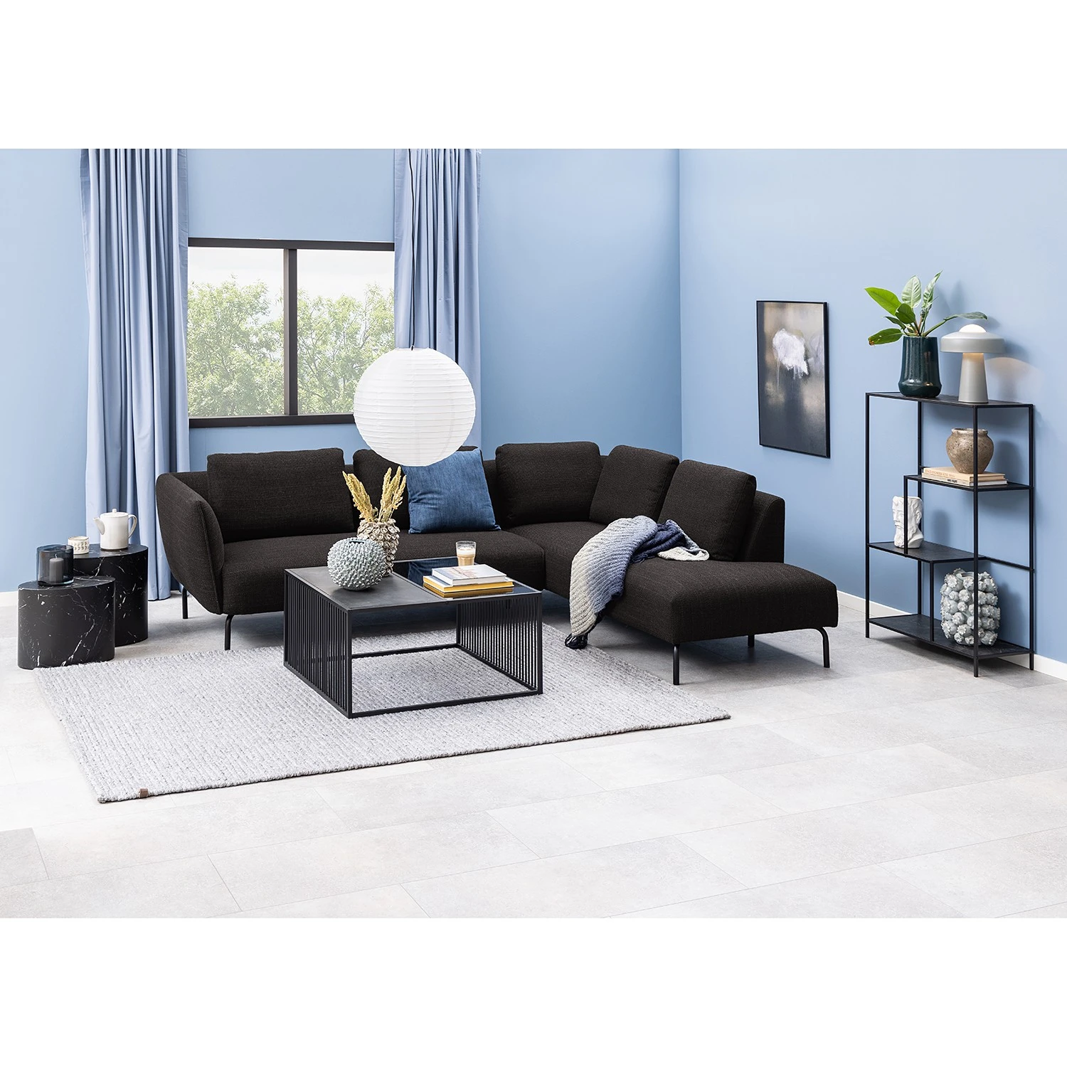 Red Living Regal Zap I - Marmor Schwarz Dekor / Schwarz 3 Red Living Regal Zap I - Marmor Schwarz Dekor / Schwarz – Bild 3