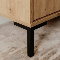 Loftscape Sideboard Brochet - Eiche Dekor / Schwarz -Wohnzimmermöbel boutique en ligne 1000363051 220704 038 DETAILS P000000001000363051