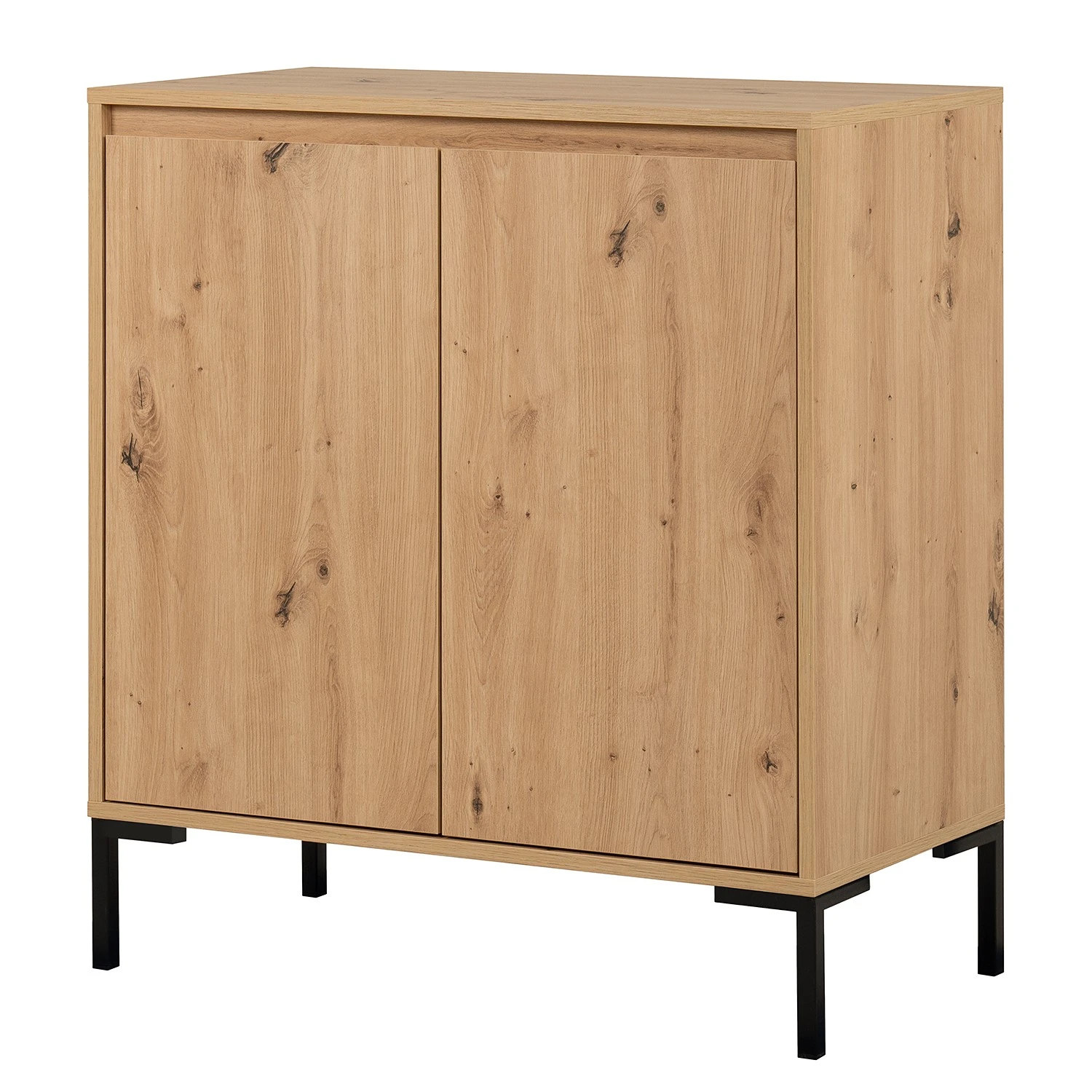 Loftscape Kommode Brochet I - Eiche Dekor / Schwarz 1 Loftscape Kommode Brochet I - Eiche Dekor / Schwarz