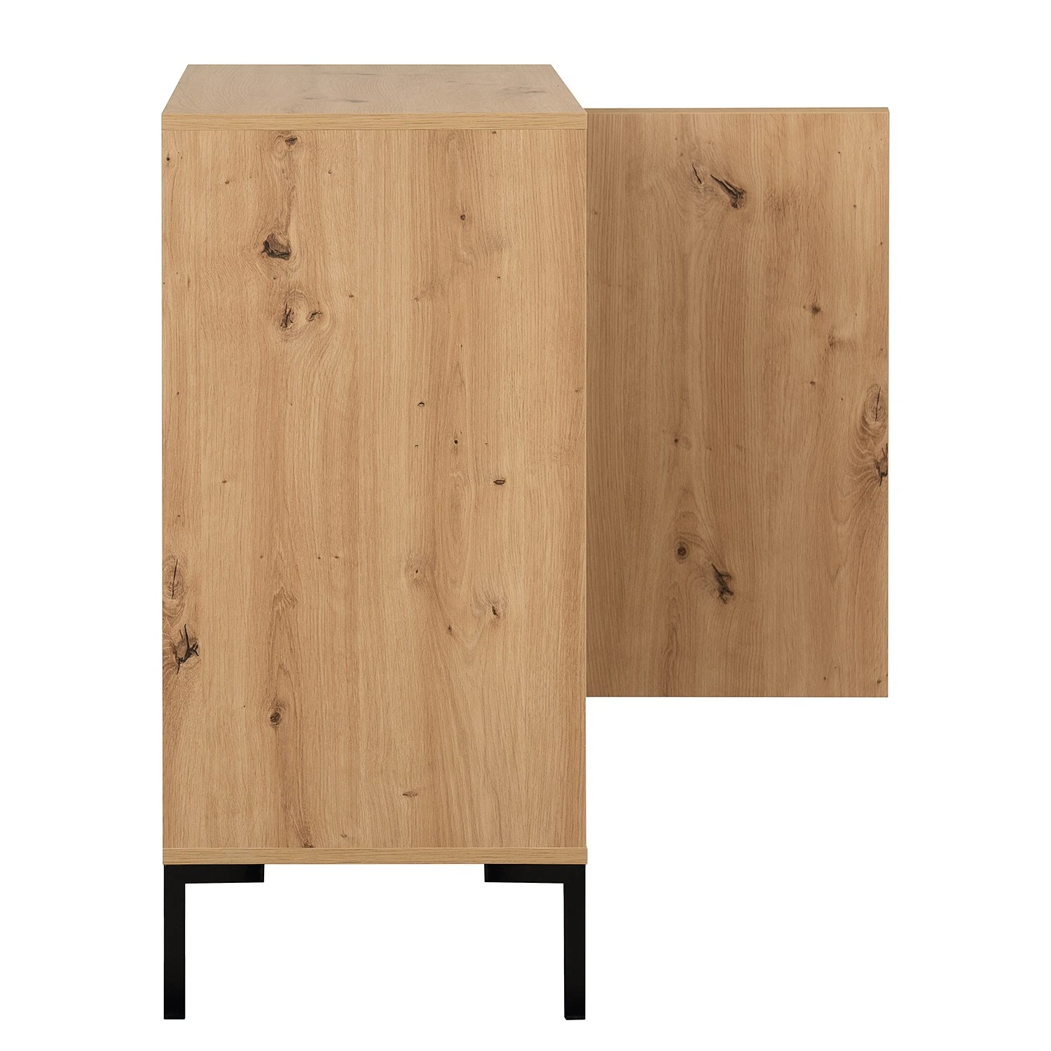 Loftscape Kommode Brochet I - Eiche Dekor / Schwarz 9 Loftscape Kommode Brochet I - Eiche Dekor / Schwarz – Bild 9