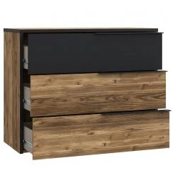 Loftscape Kommode Huy - Aplenkiefer Dekor / Schwarz -Wohnzimmermöbel boutique en ligne 1000363079 220819 030 DETAILS P000000001000363079