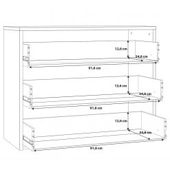 Loftscape Kommode Huy - Aplenkiefer Dekor / Schwarz -Wohnzimmermöbel boutique en ligne 1000363079 220819 501 SKETCH DETAILS P000000001000363079 sketch