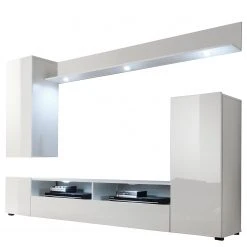 Trendteam Wohnwand Dos (4-teilig) - Hochglanz Weiß / Weiß -Wohnzimmermöbel boutique en ligne 1000363601 220802 030 DETAILS P000000001000363601