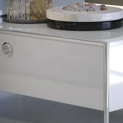 Trendteam Couchtisch Infinity - Hochglanz Weiß / Matt Weiß -Wohnzimmermöbel boutique en ligne 1000363606 220802 032 DETAILS P000000001000363606