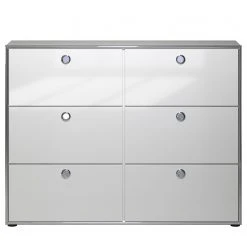 Trendteam Kommode Infinity - Hochglanz Weiß / Matt Weiß -Wohnzimmermöbel boutique en ligne 1000363608 220802 030 DETAILS P000000001000363608