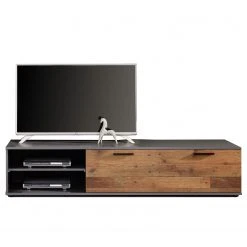 Trendteam Wohnwand Mango (4-teilig) - Altholz Dekor / Anthrazit -Wohnzimmermöbel boutique en ligne 1000363615 220802 032 DETAILS P000000001000363615