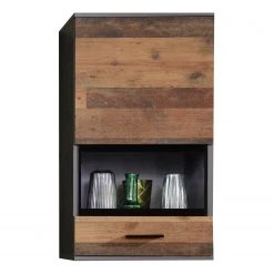 Trendteam Wohnwand Mango (4-teilig) - Altholz Dekor / Anthrazit -Wohnzimmermöbel boutique en ligne 1000363615 220802 036 DETAILS P000000001000363615