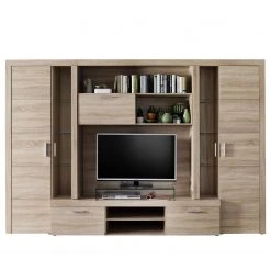 Trendteam Wohnwand Mondeo - Inkl. Beleuchtung - Sandeiche Dekor -Wohnzimmermöbel boutique en ligne 1000363616 220802 030 DETAILS P000000001000363616