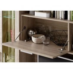 Trendteam Wohnwand Mondeo - Inkl. Beleuchtung - Sandeiche Dekor -Wohnzimmermöbel boutique en ligne 1000363616 220802 032 DETAILS P000000001000363616