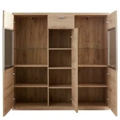 Trendteam Highboard Echo II - Inkl. Beleuchtung - Eiche Artisan Dekor -Wohnzimmermöbel boutique en ligne 1000363619 220802 032 DETAILS P000000001000363619