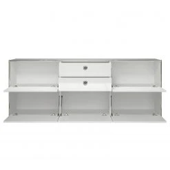 Trendteam Sideboard Infintiy II - Hochglanz Weiß / Matt Weiß -Wohnzimmermöbel boutique en ligne 1000363621 220802 031 DETAILS P000000001000363621