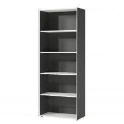 Germania Aktenregal GW-Pasadena II - Graphit / Weiß - Höhe: 196 cm -Wohnzimmermöbel boutique en ligne 1000363843 220722 031 DETAILS P000000001000363843