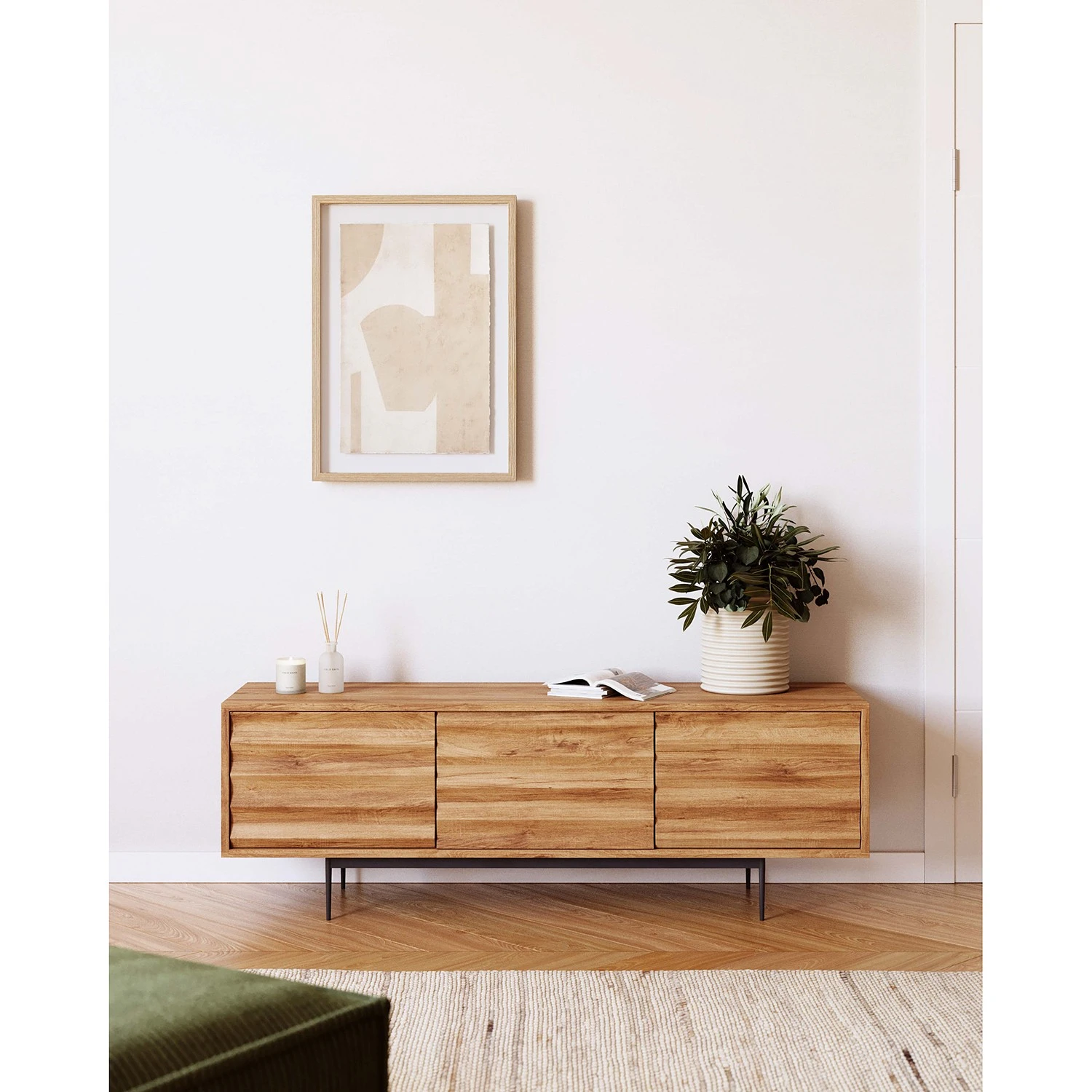 Red Living TV-Lowboard Bela-Bela - Akazie massiv 2 Red Living TV-Lowboard Bela-Bela - Akazie massiv – Bild 2