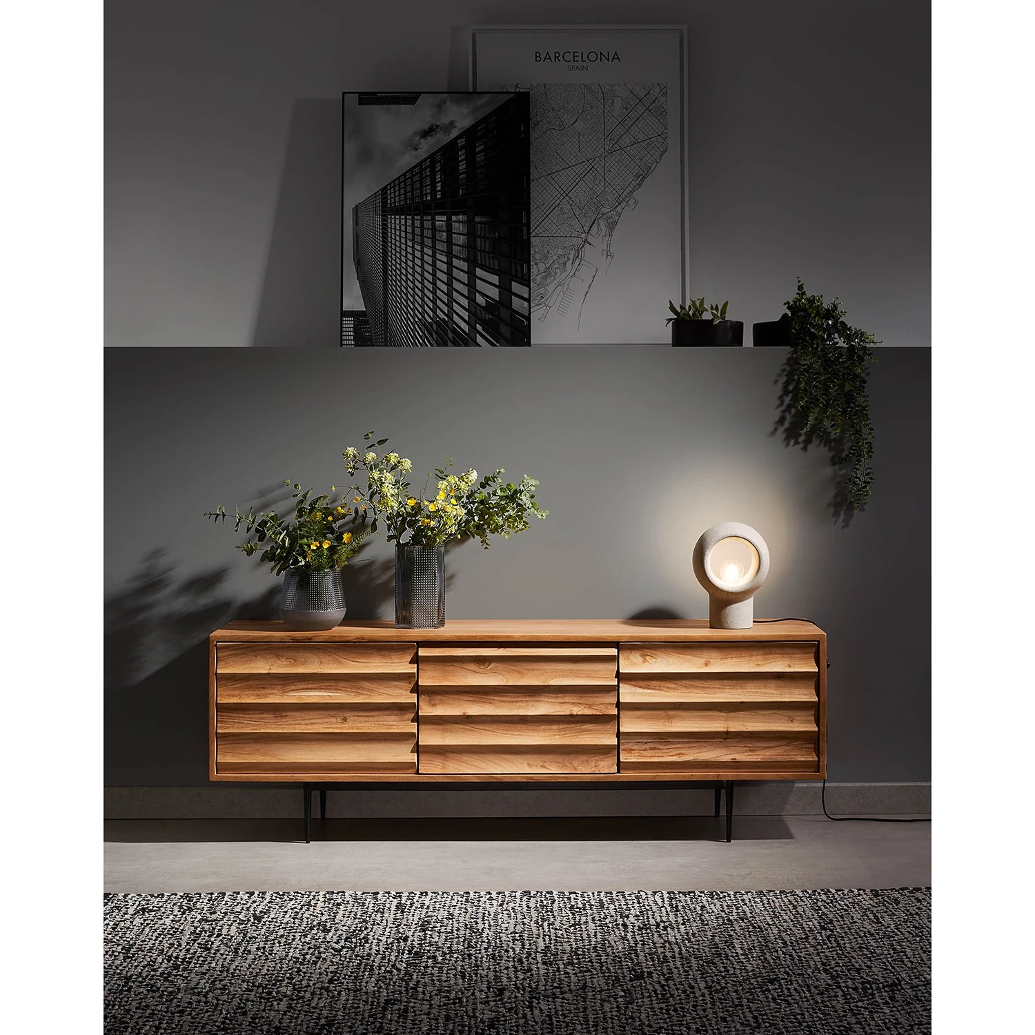 Red Living TV-Lowboard Bela-Bela - Akazie massiv 4 Red Living TV-Lowboard Bela-Bela - Akazie massiv – Bild 4