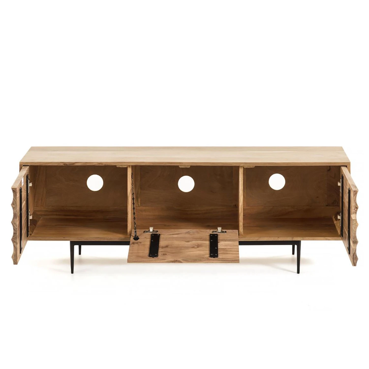 Red Living TV-Lowboard Bela-Bela - Akazie massiv 7 Red Living TV-Lowboard Bela-Bela - Akazie massiv – Bild 7