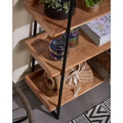 Red Living Regal Breitbride II - Akazie massiv / Metall - Akazie / Schwarz -Wohnzimmermöbel boutique en ligne 1000363950 220714 023 MOOD DETAILS P000000001000363950 mood