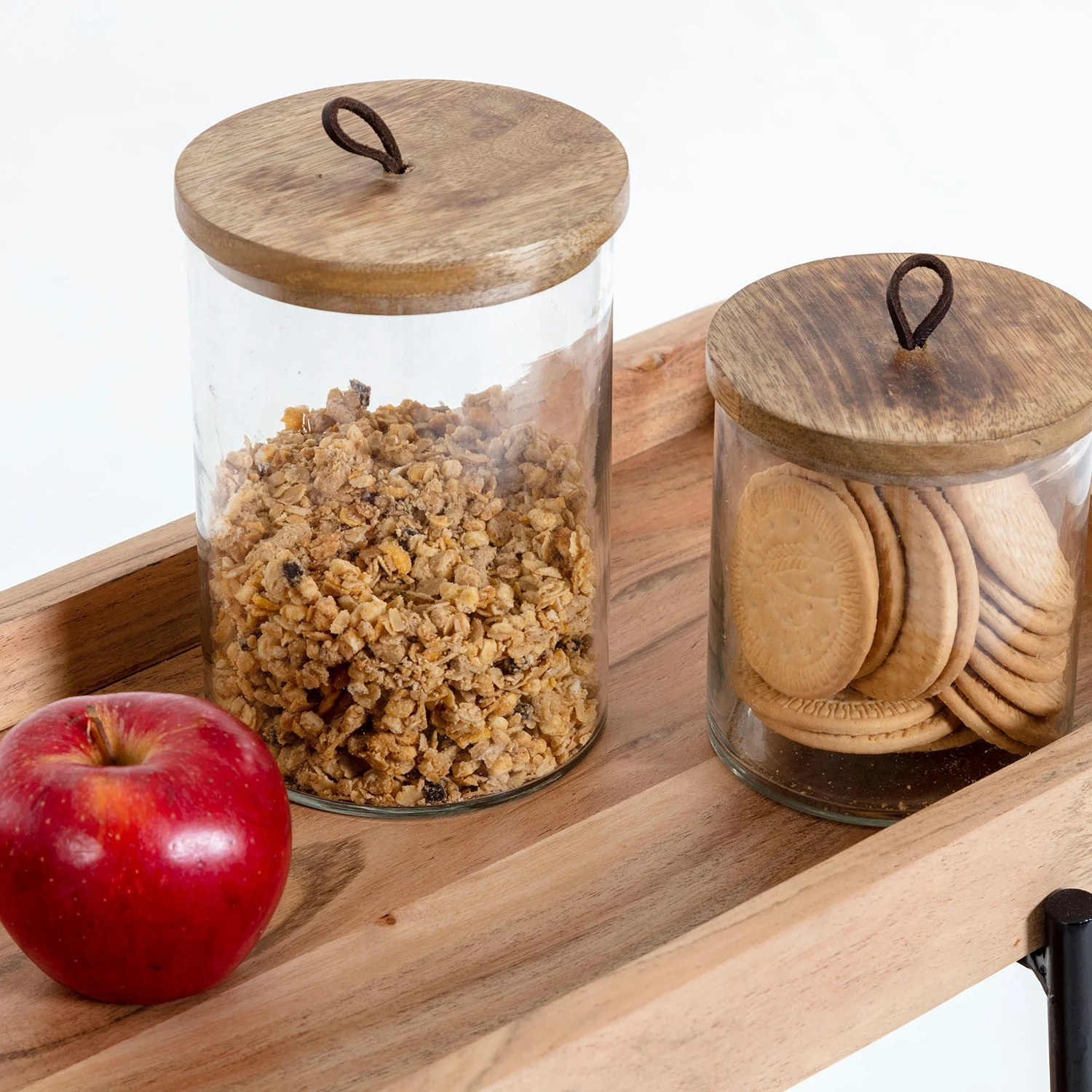 Red Living Regal Beitbridge I - Akazie massiv / Metall - Akazie / Schwarz 8 Red Living Regal Beitbridge I - Akazie massiv / Metall - Akazie / Schwarz – Bild 8