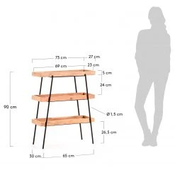 Red Living Regal Beitbridge I - Akazie massiv / Metall - Akazie / Schwarz 17 Red Living Regal Beitbridge I - Akazie massiv / Metall - Akazie / Schwarz -Wohnzimmermöbel boutique en ligne 1000363959 220714 500 SKETCH DETAILS P000000001000363959 sketch