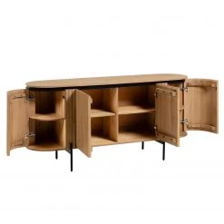 Red Living Sideboard Lusaka - Mango massiv -Wohnzimmermöbel boutique en ligne 1000363961 220714 040 DETAILS P000000001000363961